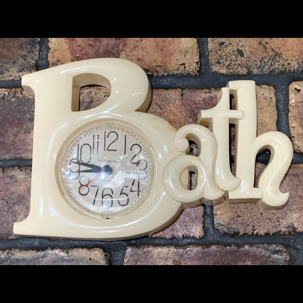 Vintage Bath clock.